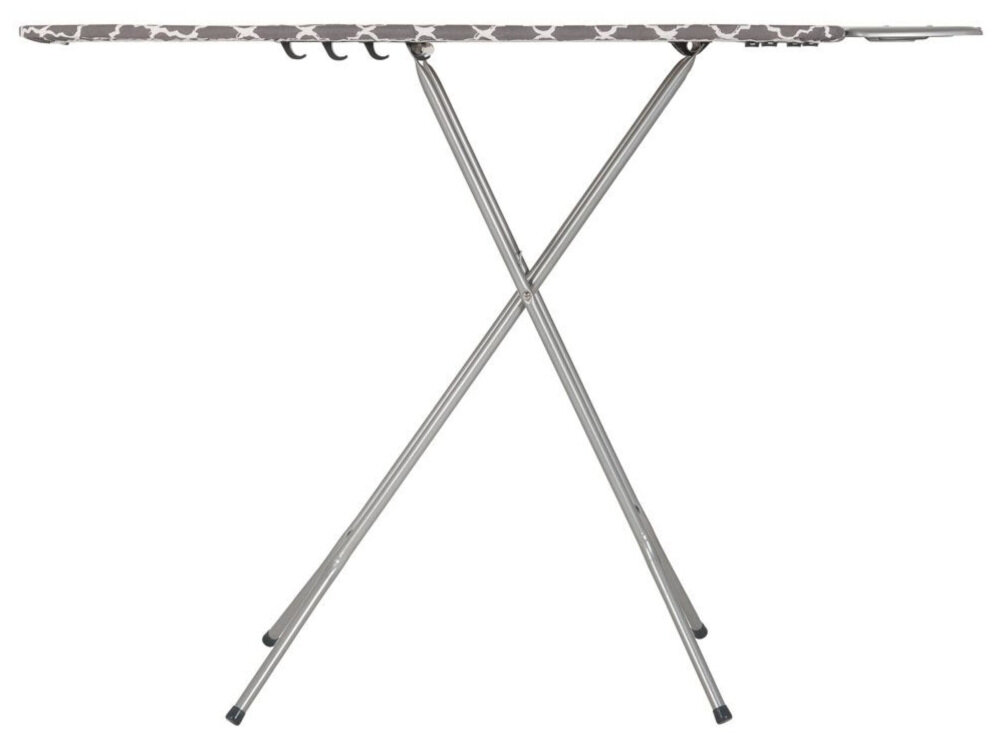 Deska do prasowania VELKEA M1 H030-06PB 110 x 34 cm Stalowy Solidna konstrukcja wykonnaie płyty wiórkowe stalowe nogi farba proszkowa kolor kolorystyka antypoślizgowe nakładki