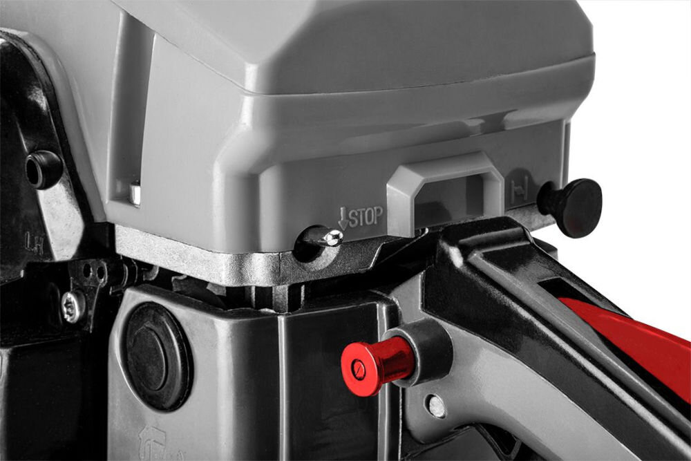 Piła spalinowa GRAPHITE 58G954 silnik dwusuwowy zużycie paliwa zbiornik moc pojemność