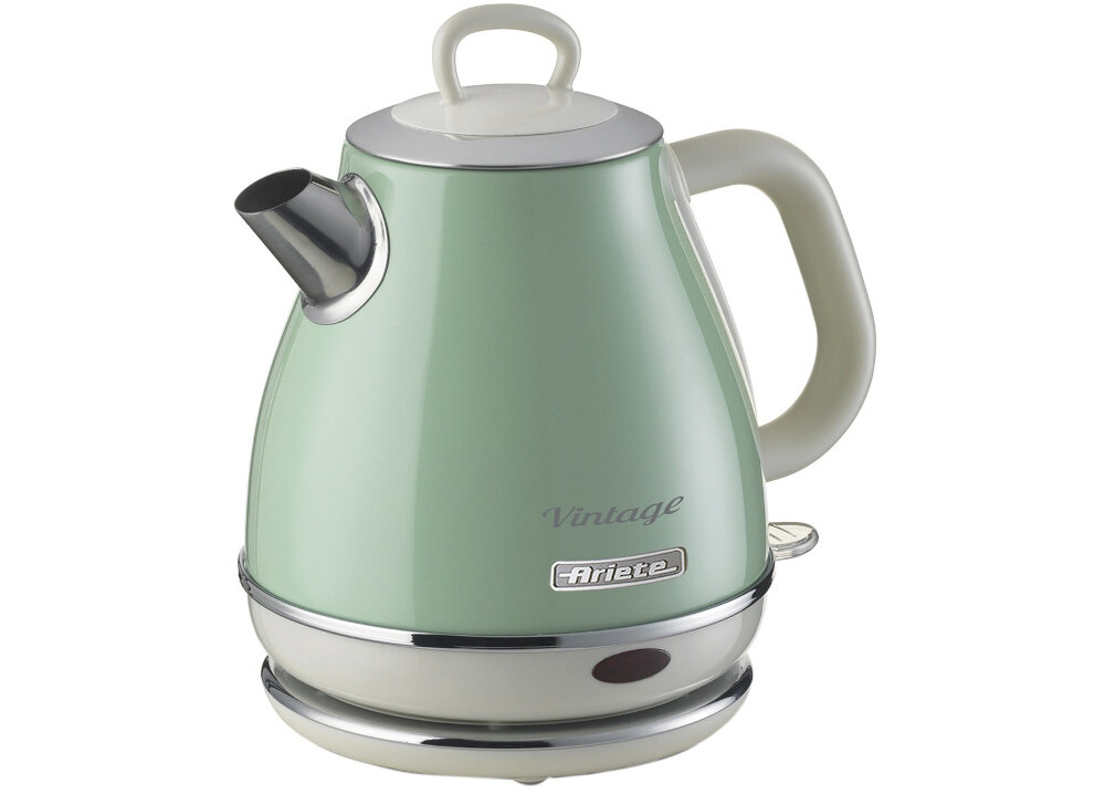 Czajnik ARIETE 2868/04 Zielony wbudowane metalowe sitko moc pojemność precyzja osad