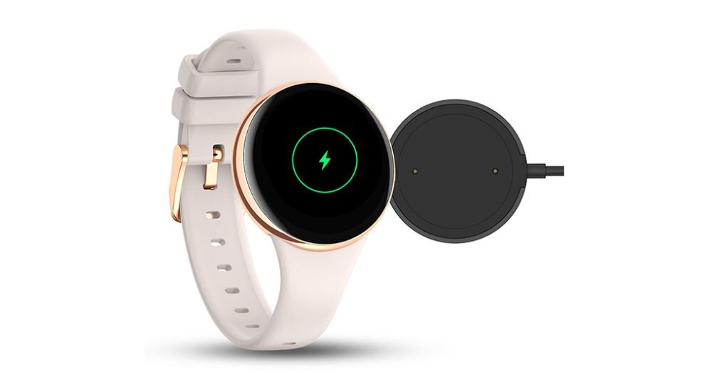 Smartwatch MANTA Livia Mini ladowanie czas akumulator