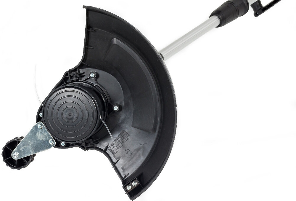 Podkaszarka elektryczna NAC MEX55-PE głowica z automatycznym wyrzutem żyłki tnącej średnica żyłki 1,6 mm szerokość robocza 300 mm