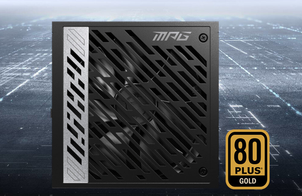 Zasilacz MSI MPG A850G PCIE5 850W 80 Plus Gold moc stabilność działanie