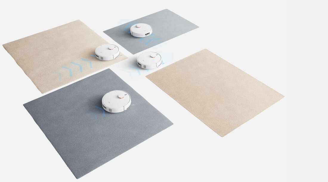 Robot sprzątający XIAOMI Vacuum H40 Precyzyjne mapy i nawigacja LDS dokładne mapy pomieszczeń i korytarzy aplikacja Xiaomi Home porządek w krótkim czasie