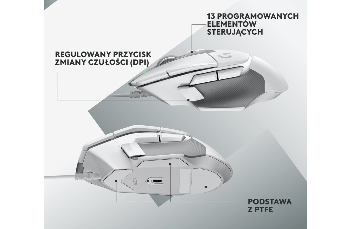 MYSZ LOGITECH G502 X ultraprecyzyjna mysz