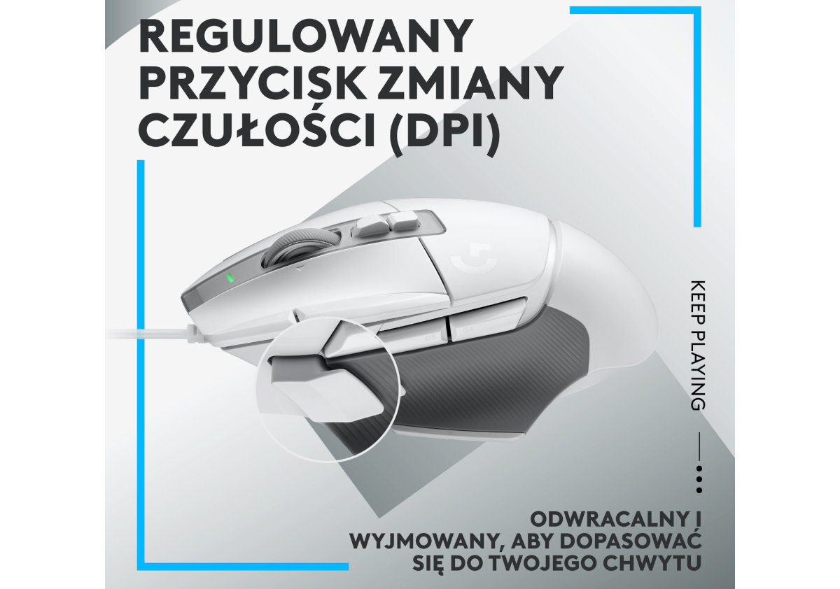 MYSZ LOGITECH G502 X dostosuj przyciski pod siebie