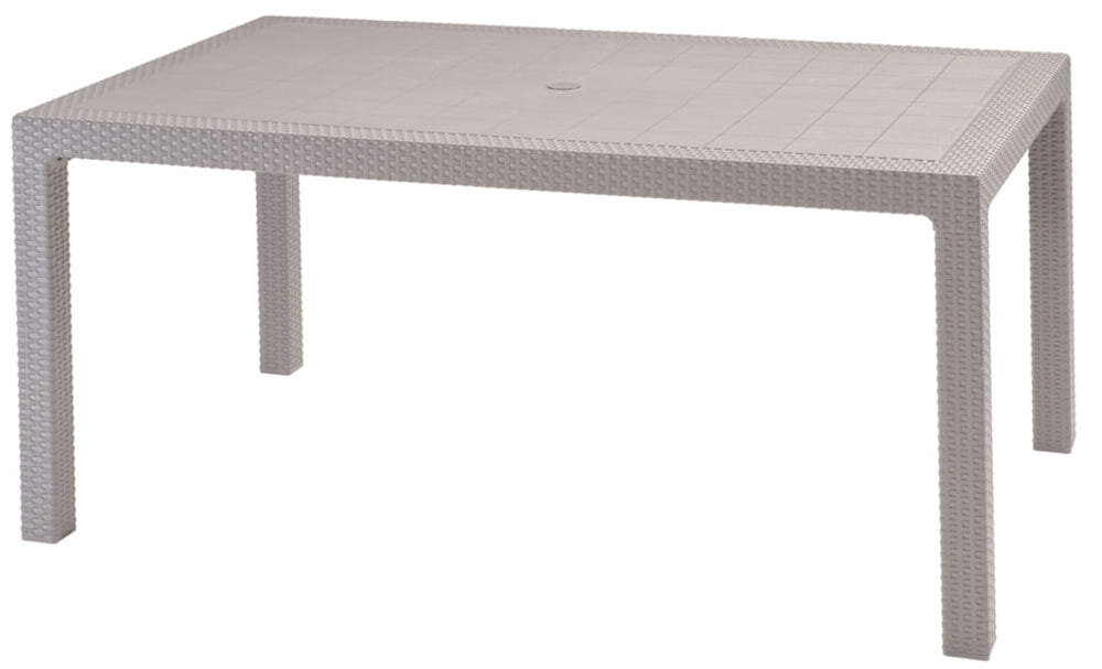 Stół ogrodowy KETER Melody 17190205 Cappuccino wysoka odporność na skrajne warunki atmosferyczne czyszczenie delikatne środki myjące miękkie ściereczki