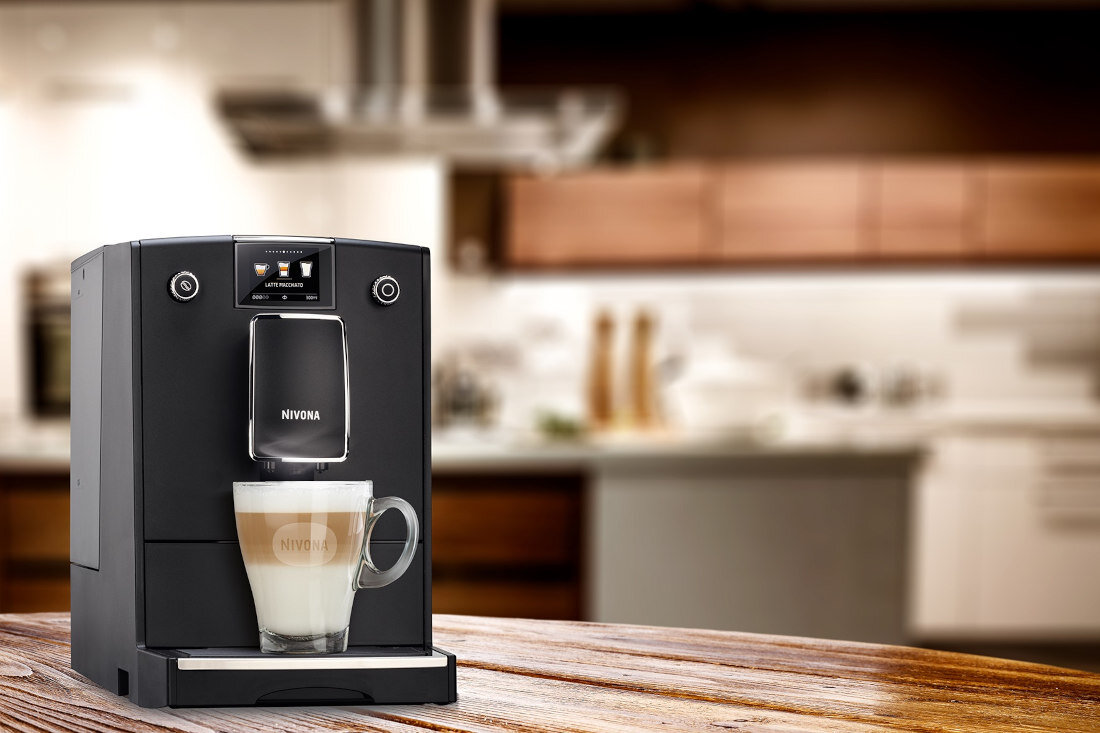 Ekspres NIVONA CafeRomatica 756 Cichy łatwy w czyszczeniu technologia rotacyjna automatyczne programy pielęgnacja czyszczenie odkamienianie płukanie