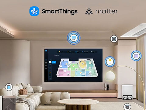 480x360-smartthings smartthings mo SmartThings w telewizorze Samsung QLED Q8F 4K Vision AI Smart TV (2025), dostępnym w sieci Euro.dostępnym w sieci Media Expert