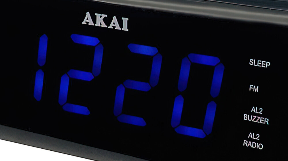 Radiobudzik AKAI ACR-3888  - wyświetlacz