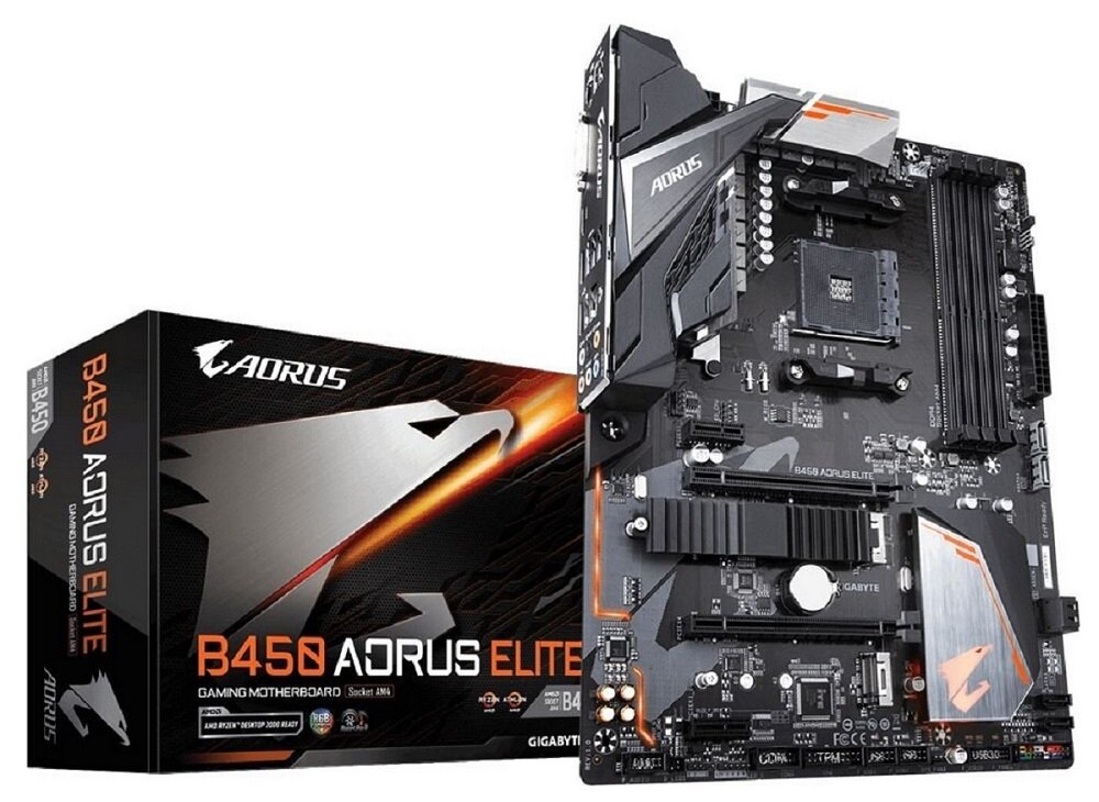 Płyta główna GIGABYTE B450 Aorus Elite V2 podświtlenie RGB Fusion-VB