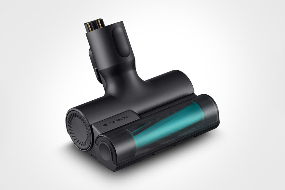 zbliżenie na wyposażoną w silnik elektryczny minielektroszczotkę zbliżenie na wyposażoną w silnik elektryczny minielektroszczotkę