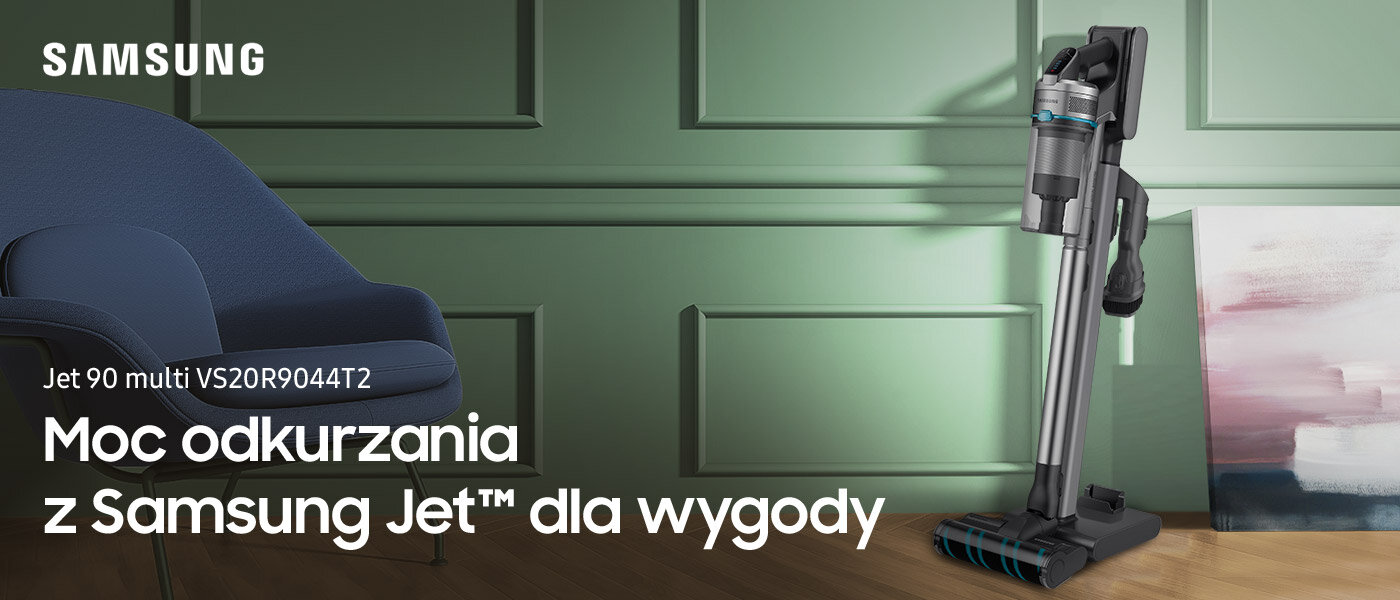 Poznaj odkurzacz bezprzewodowy Samsung Jet 90 multi, dostępny w sklepach Media Expert, z którym odkurzanie staje się wygodniejsze Poznaj odkurzacz bezprzewodowy Samsung Jet 90 multi, dostępny w sklepach Media Expert, z którym odkurzanie staje się wygodniejsze