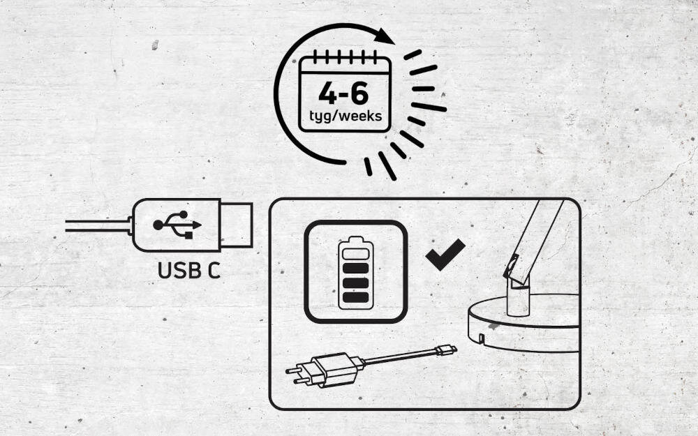 DEANTE Silia ADI N812 lustro ładowanie usb akumulator energia