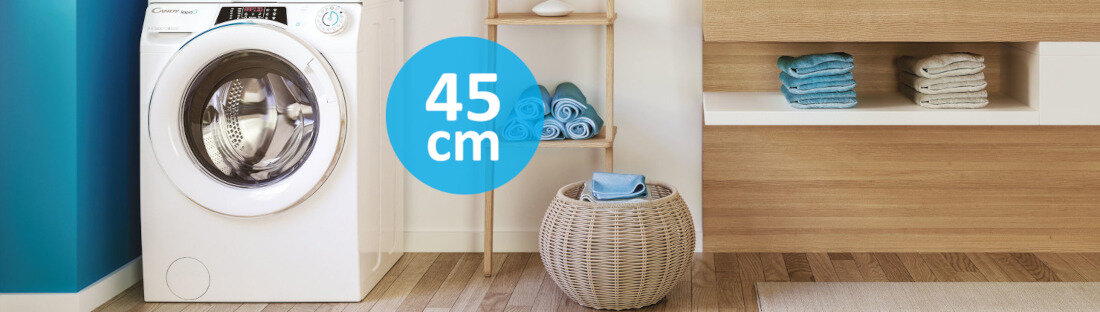 Pralka CANDY RapidO RO41274DWMCT/1- S 7kg 1200 obr glebokosc 45cm pojemnosc 7kg