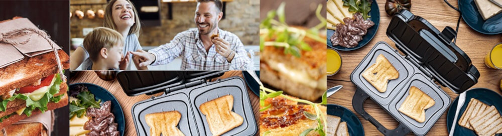 Opiekacz CAMRY CR 3054 XL due tosty wymiary cztery tosty