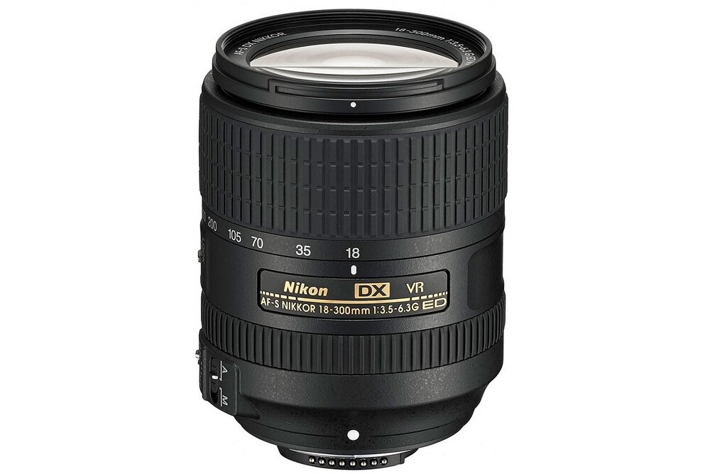 Nikkor AF-S DX 18-300mm f-3.5-6.3G ED VR optyka soczewki af autofocus przysłona ogniskowa bagnet montaż