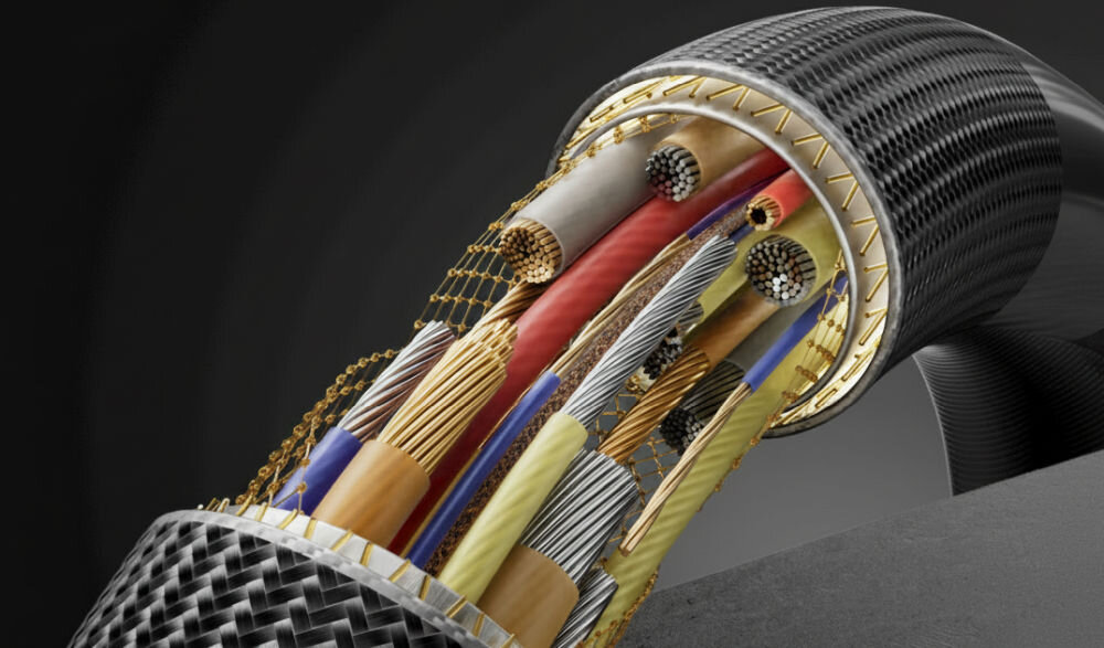 Kabel USB-C - HDMI 4SMARTS ComboCord USB4 HDMI 240W 1.5m Czarny wytrzymała konstrukcja aluminium ABS TPE większa odporność na zginanie