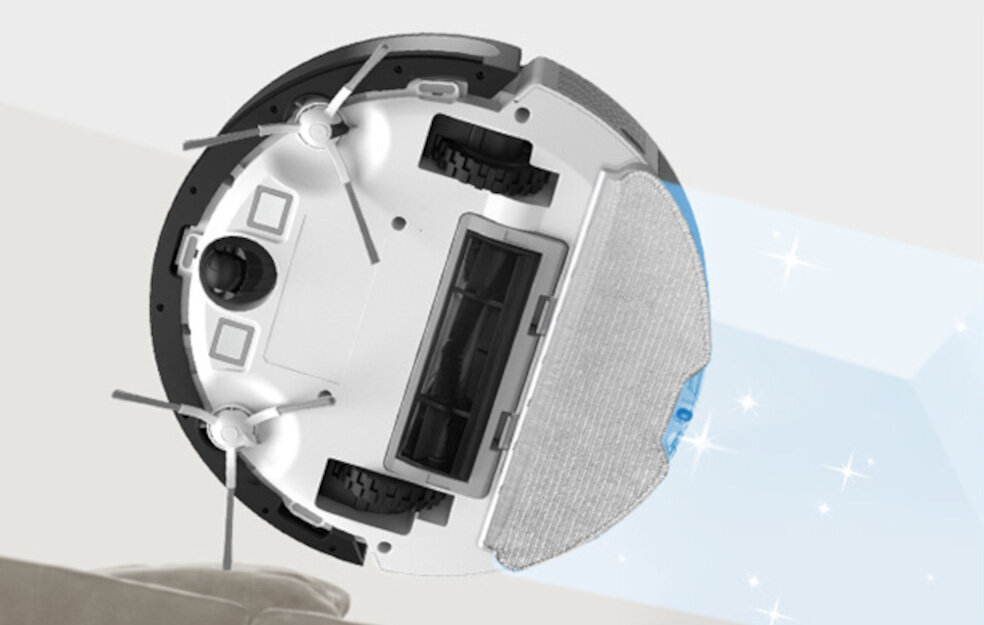 Robot sprzątający TP-LINK Tapo RV20 Mop odkurzanie mopowanie Dwie boczne szczotki niska konstrukcja modyfikacja strefy harmonogram elastycznosc