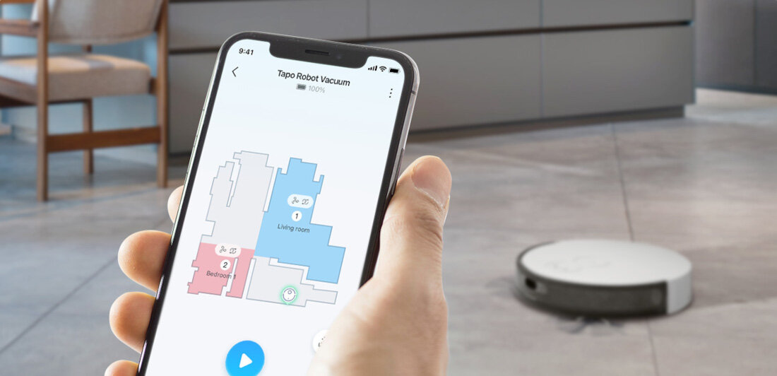 Robot sprzątający TP-LINK Tapo RV20 Mop Aktualizacje OTA cicha praca Funkcja automatycznego ładowania aplikacja Tapo