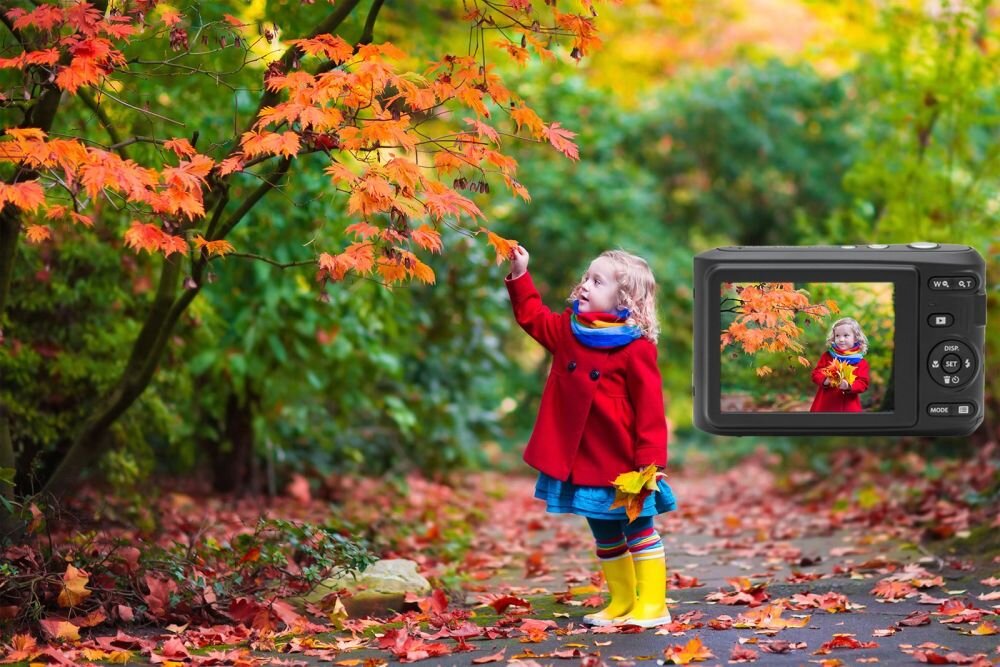 Aparat KODAK FZ45 zdjęcia obiektyw ekran wizjer ogniskowa przysłona migawka obudowa bateria zasilanie filmy nagrywanie rozdzielczość matryca rozmiar przekątna tryby iso montaż lampa światło przyciski sterowanie menu kontrast jasność balans bieli filtry cmos karta pliki format zapis seria