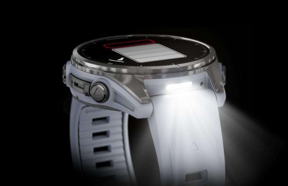 Smartwatch GARMIN Fenix 8 funkcjonalnosc latarka platnosci zblizeniowe garmin pay serwisy streamingowe spotify deezer amazon music