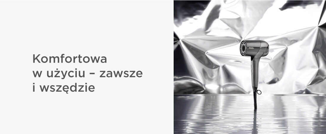 Suszarka BABYLISS Digital Titanium Shine D6200DE 1600 Komfortowa w użyciu wymiary waga wygodna w obsłudze