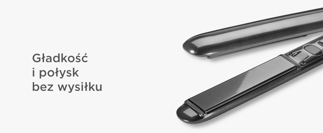 Prostownica BABYLISS Titanium Shine ST620E 230 stopni Gładkość i połysk bez wysiłku Supergładkie płytki z powłoką tytanowo-ceramiczną gładkie i pełne blasku jak po wyjściu z salonu