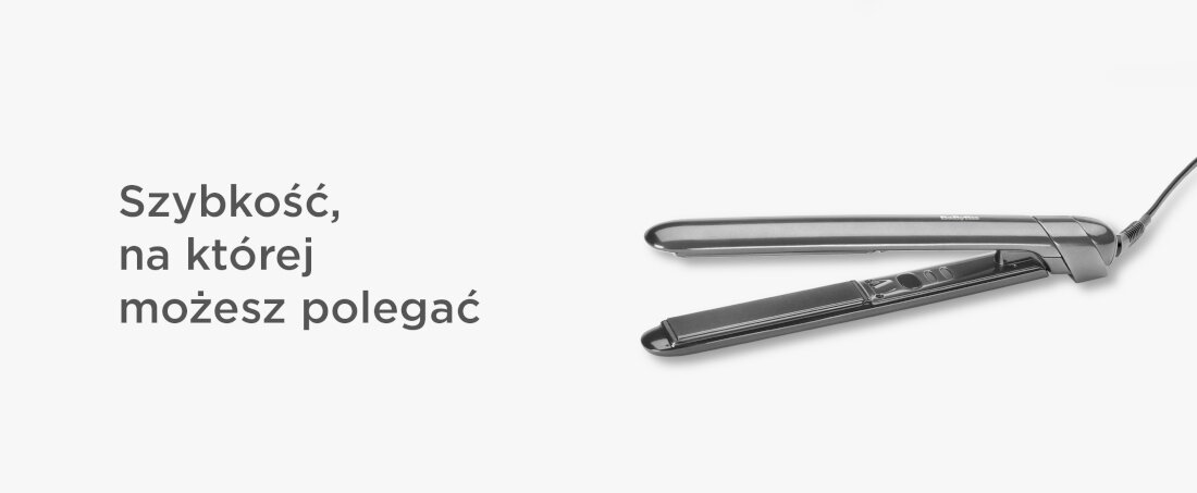 Prostownica BABYLISS Titanium Shine ST620E Szybkość, na której możesz polegać System grzewczy w kilka chwil utrzymuje stałą temperaturę stylizacja