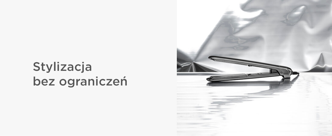 Prostownica BABYLISS Titanium Shine ST620E Stylizacja bez ograniczeń Smukła i elegancka konstrukcja model wielonapięciow