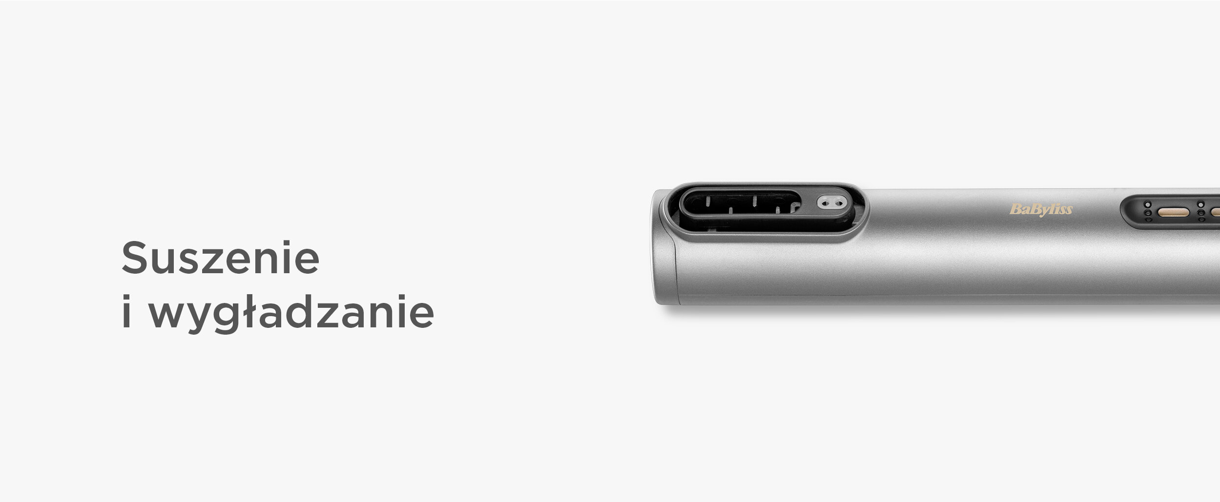 Suszarka BABYLISS Air Wand AS6555E Suszenie i wygładzanie silnik cyfrowy Kontrolowany przepływ powietrza efektowne wykończenie stylizacji