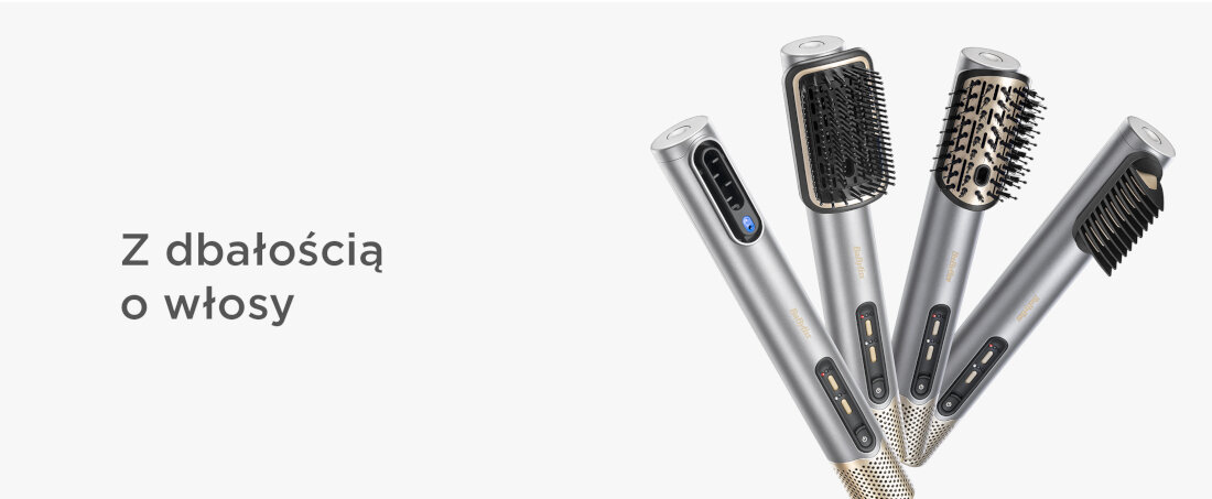 Suszarka BABYLISS Air Wand AS6555E Z dbałością o włosy Tryb ultra-care używa gorącego i zimnego powietrza regulacja temperatura nadmuch włosy stylizacja