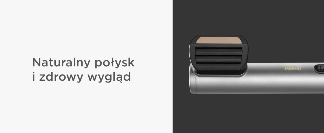Suszarka BABYLISS Air Wand AS6555E Naturalny połysk i zdrowy wygląd Ceramiczna płytka do wygładzania i prostowania włosów gładkość i połysk stylizacja