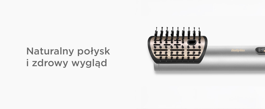 Suszarka BABYLISS Air Wand AS6555E 1600 Naturalny połysk i zdrowy wygląd Ceramiczna płytka do wygładzania i prostowania włosów gładkość i połysk po stylizacji