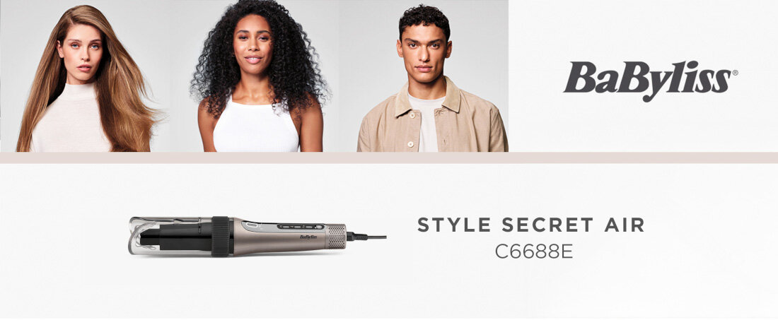 Lokówka BABYLISS C6688E 25 mm prezentacja design wizualizacja wygląd Zadbaj o swoje włosy