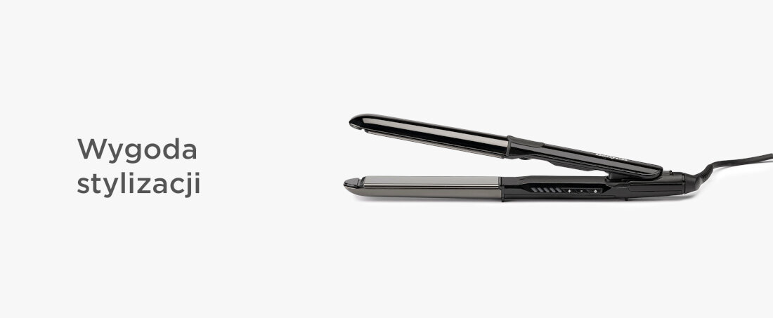 Prostownica BABYLISS ST486E Wygoda stylizacji  poręczna i solidnie wykonana obrotowy przewód długość