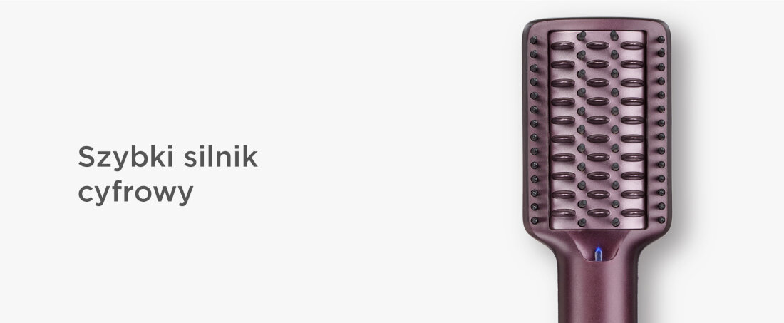 Szczotka prostująca BABYLISS AS6400E Szybki silnik cyfrowy szybkie i skuteczne suszenie moc wygładzanie stylizacja