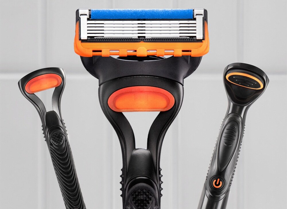 Wkład GILLETTE Fusion5 14 sztuk ergonomiczny uchwyt, miękkie mikrolistki, ostrza o niskiej sile tnącej