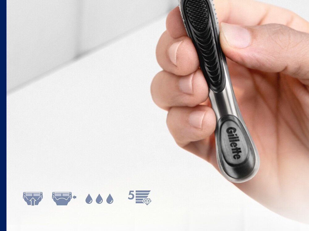 Wkład GILLETTE Fusion ProGlide 12 sztuk technologia Flexball, usuwanie każdego włosa, precyzyjny trymer