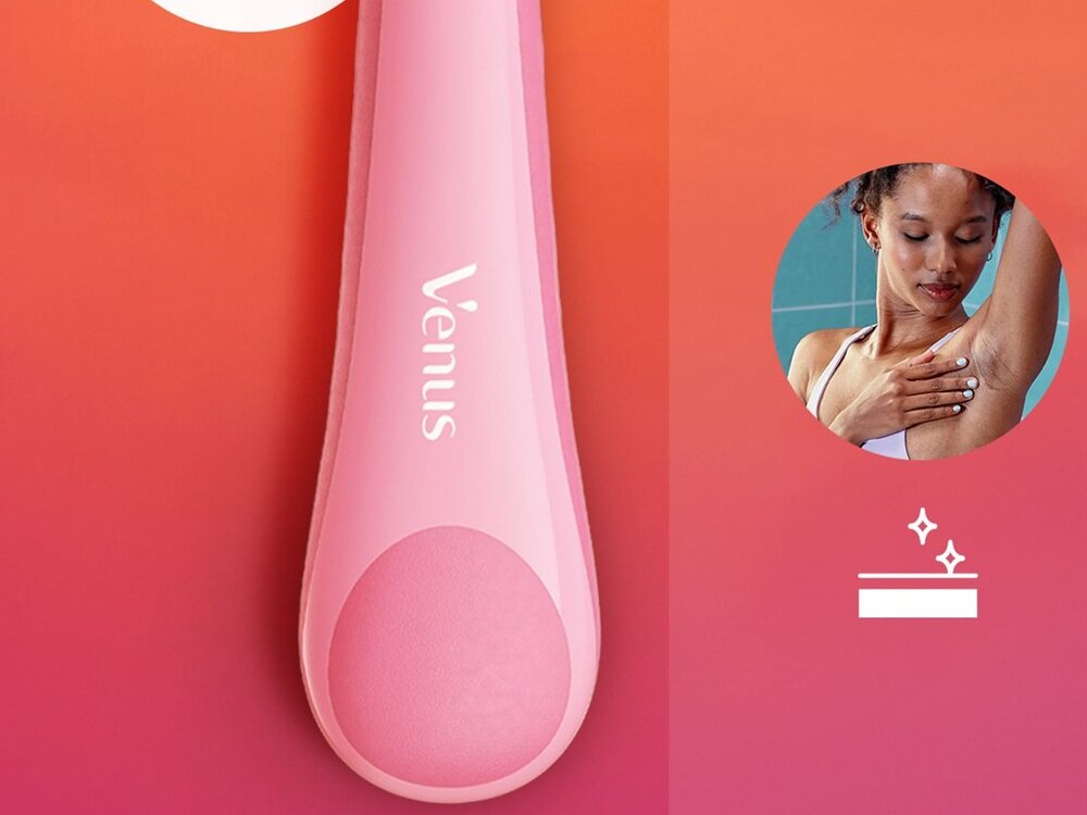 Zestaw GILLETTE Venus SugarBerry trwała, ergonomiczna raczka, antypoślizgowy uchwyt, zadbana skóra