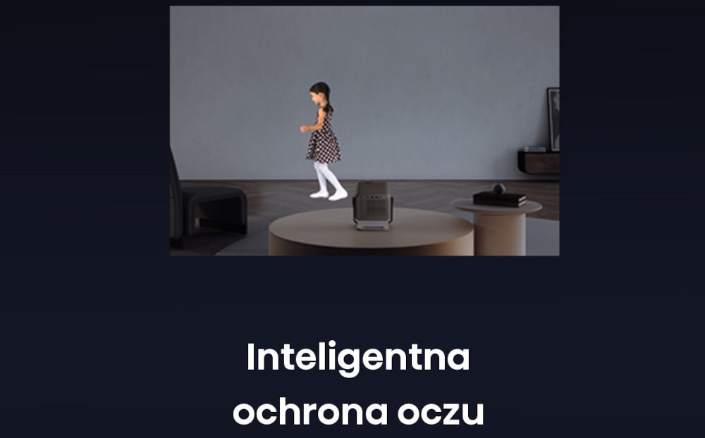 Projektor HISENSE M2 Pro Intelligent Eye Protection wykrywanie ruchu przyciemnianie