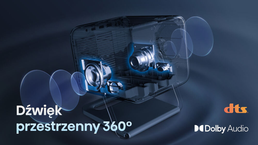 Projektor HISENSE M2 Pro DTS Virtual:X Dolby Audio wbudowane głośniki 2x10W