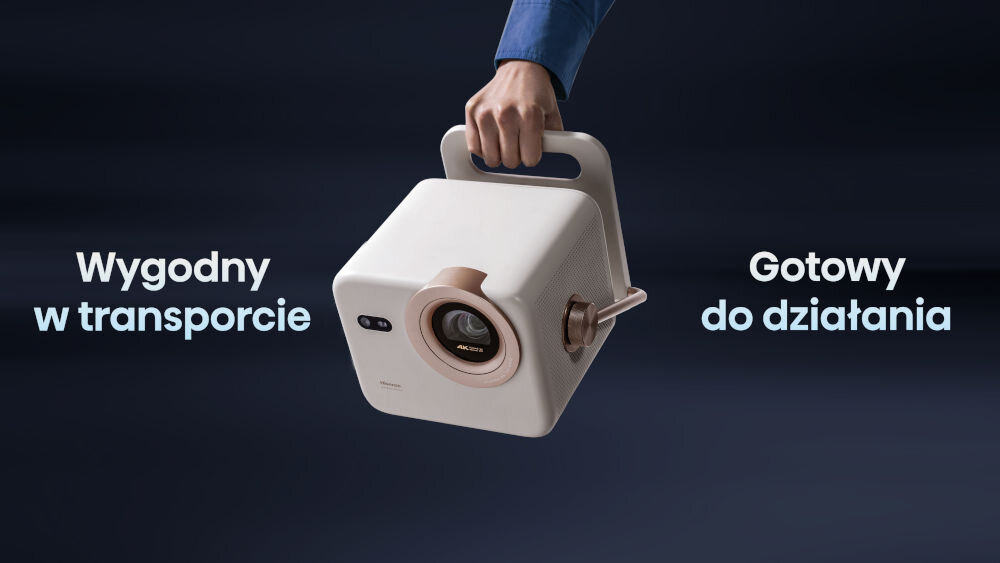 Projektor HISENSE M2 Pro kompaktowy mobilny łatwy transport