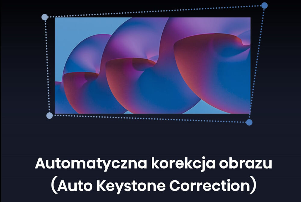 Projektor HISENSE M2 Pro korekcja trapezowa keystone 30 stopni