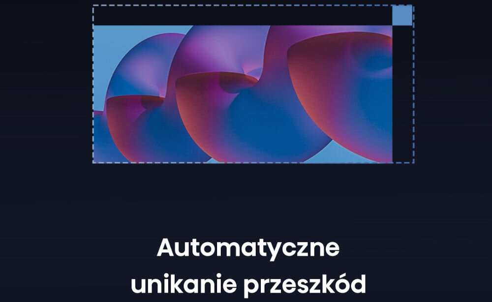Projektor HISENSE M2 Pro automatyczne omijanie przeszkód dostosowanie obrazu