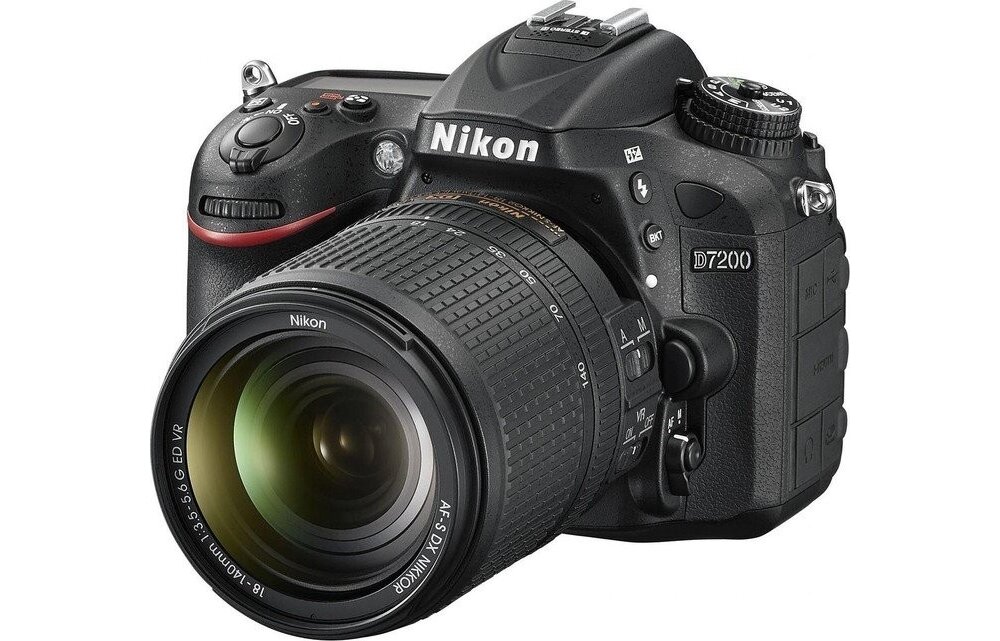 Aparat NIKON D7200 obiektyw zdjęcia matryca rozdzielczość zoom stabilizacja filmy