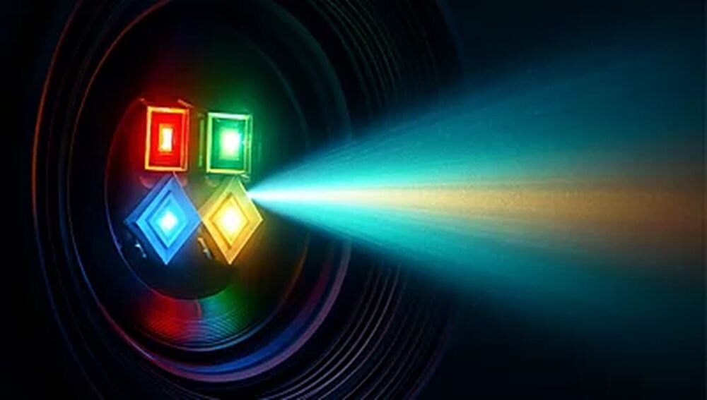 Projektor PHILIPS NeoPix NPX140 INT źródło światła LED 30000 godzin żywotności, światło wydobywające się z obiektywu