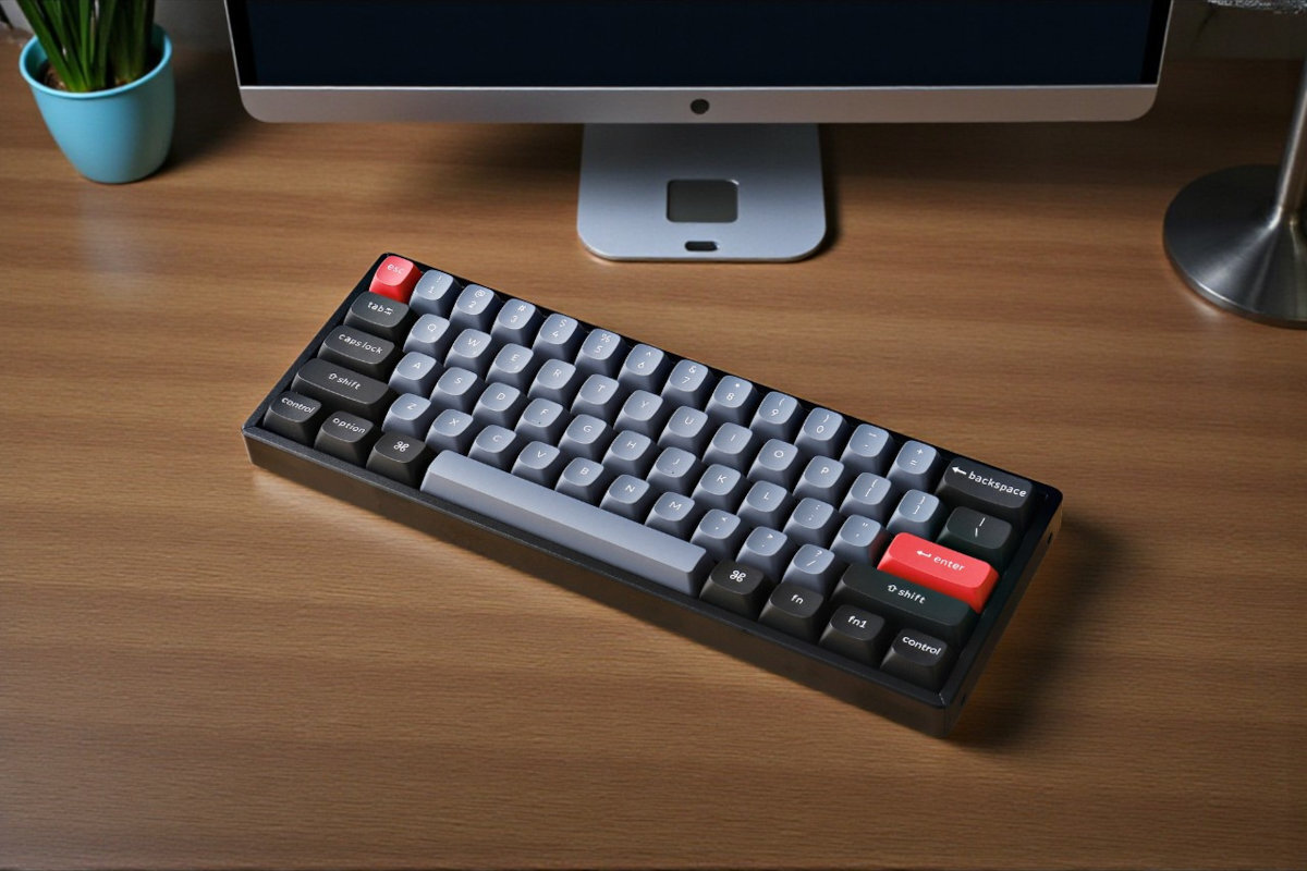 KEYCHRON 12 Pro 298 × 107 × 24 mm 737 g stabilna podczas pisania i grania - klawiatura na biurku