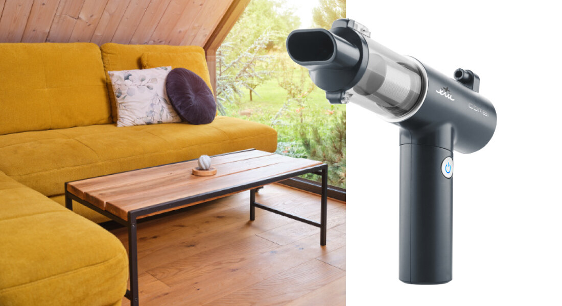 Odkurzacz ręczny ETA Combi 042690000 Łatwa obsługa i ładowanie Akumulator Li-Ion 10,8 V pojemność czas pracy ladowanie port USB-C wskaźnik pracy i ładowania obrotowa rączka