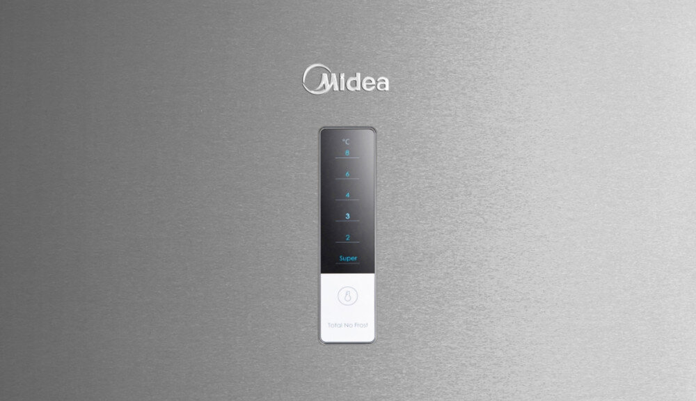 LODÓWKA MIDEA MDRB489FGE02O wewnętrzny panel sterowania ustawienia opcje temperatura Easy Touch Control