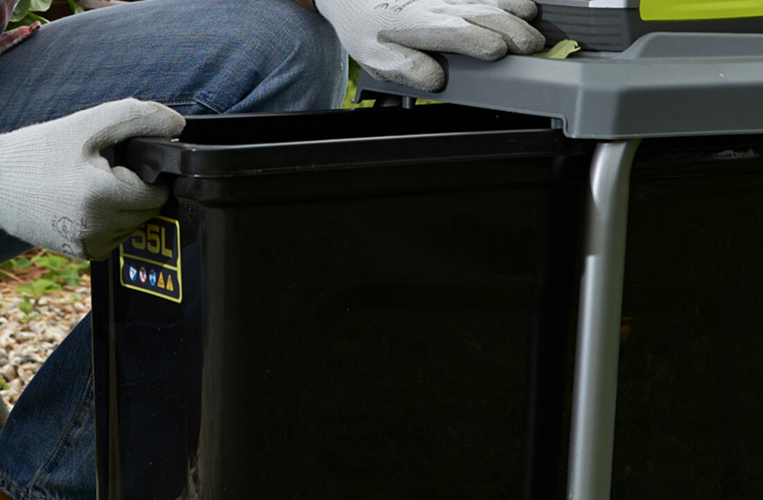 Rozdrabniacz do gałęzi RYOBI RSH3045U elektryczny pojemnik 55l